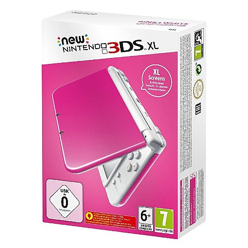 3ds Xl Console Pink & White