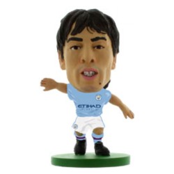 Figurine Soccerstarz Man City David Silva Home Kit (2017 Version)