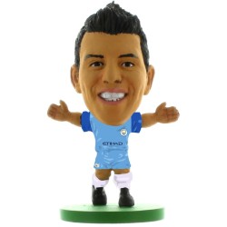 Figurine Soccerstarz Man City Sergio Aguero Home Kit (2017 Version)
