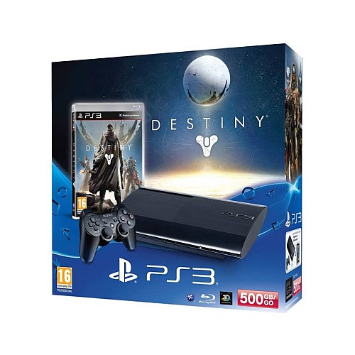 Playstation 3 Super Slim Console 500gb + Destiny Bundle