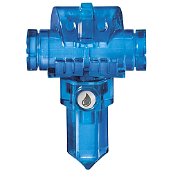 Figurine Skylanders Trap Team - Water Trap With Outlaw Brawl & Chain Captured Inside