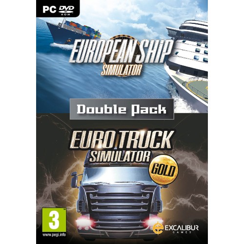 Euro Simulations Double Pack European Ship Sim & Euro Truck Simulator