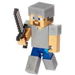 Minecraft Iron Armor Steve 12cm