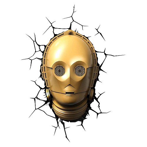 Star Wars Episode 7 - C3po 3d Deco Light /lighting