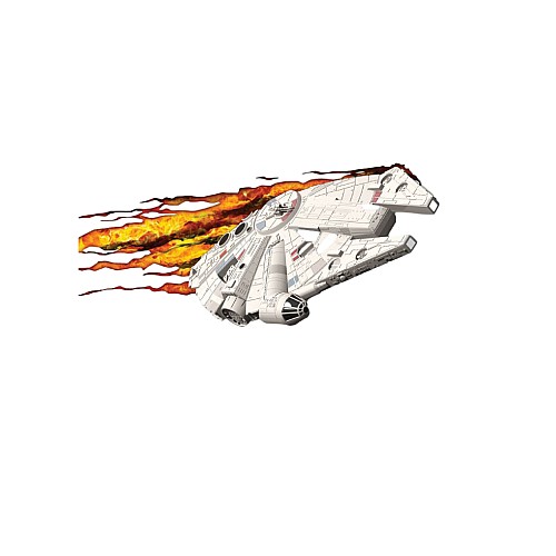 Star Wars Episode 7 - Millennium Falcon 3d Deco Ligh