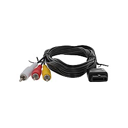 Zedlabz 1.8m Pal Colour Sync Composite Rca Av Tv Cab