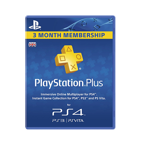 Playstation Plus 90 Day Subscription Card For
