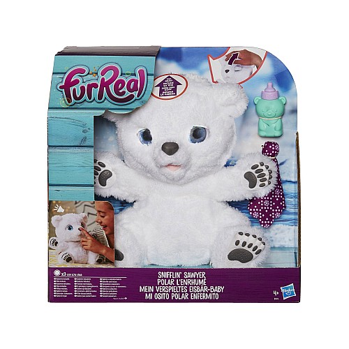Toy Fur Real Friends Snifflin Sawyer Polar Bear