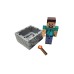 Minecraft Action Figure - Steve With Minecraft