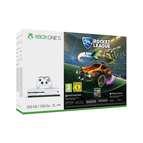 Consola Xbox One Slim 500gb With Rocket League - White