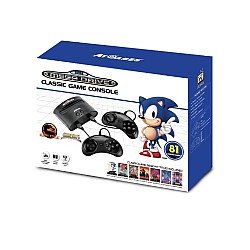 Sega Megadrive - Classic Game Console Wired Controllers 81 Games