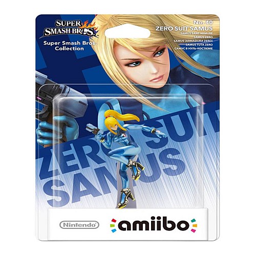 Amiibo Zero Suit Samus No.40 (super Smash)