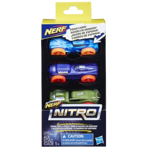 Set 3 Masinute Nerf Nitro Foam