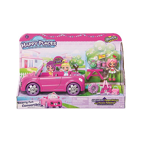 Shopkins Happy Places Bearry Fun Convertible Playset