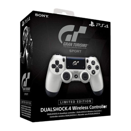 Sony Dualshock Silver-black Controller: Gran Turismo
