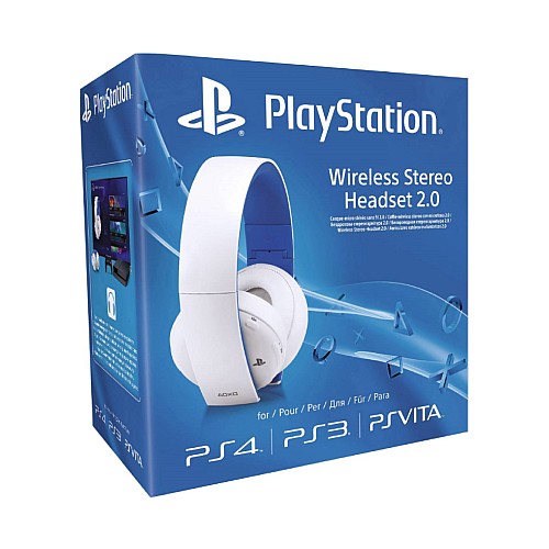 Sony - Wireless Stereo Headset 2.0 (white)