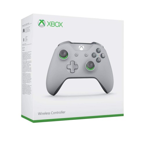 Controller Wireless Microsoft Official Verde, Gri