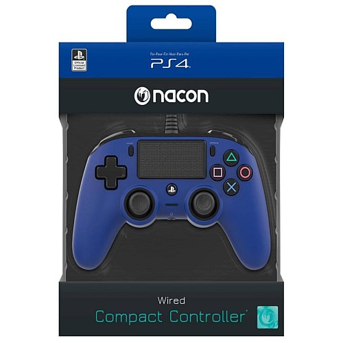 Controller Nacon Compact Blue Wired - Ps4