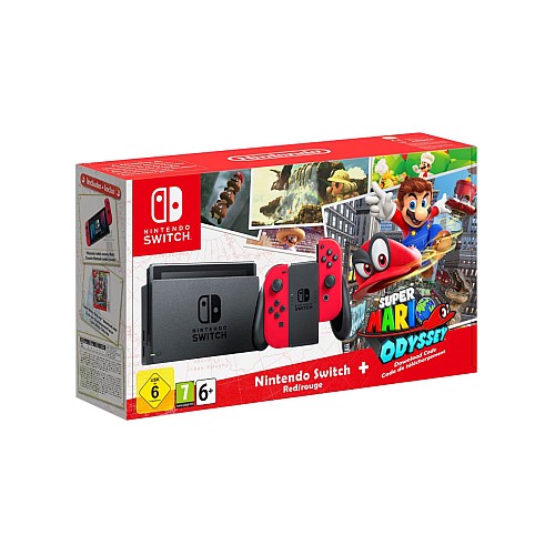 Console Super Mario Odyssey Edition (with Red Joy-cons)