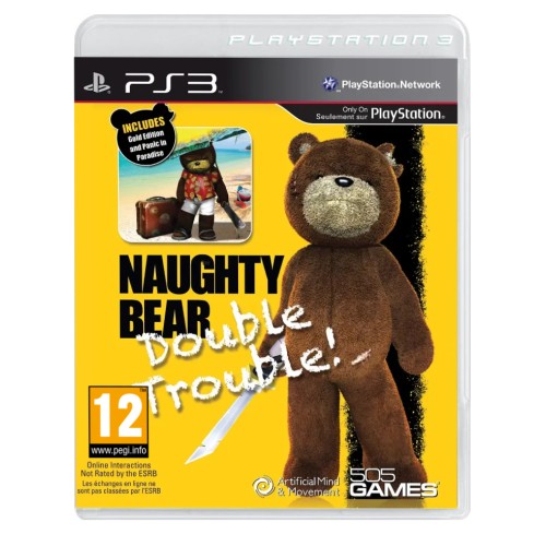 Naughty Bear Gold Double Trouble