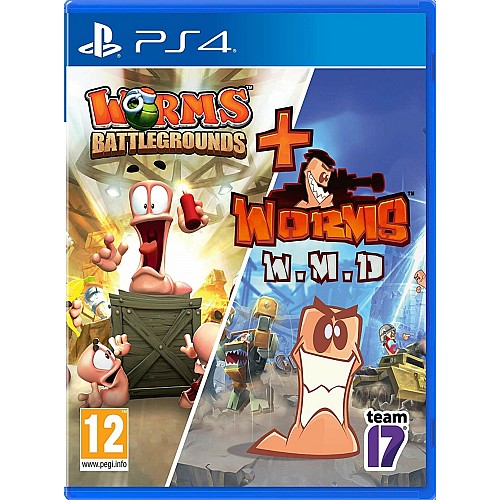 Worms Battlegrounds + Worms Wmd Double Pack