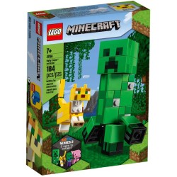 Lego Minecraft: Bigfig Creeper And Ocelot