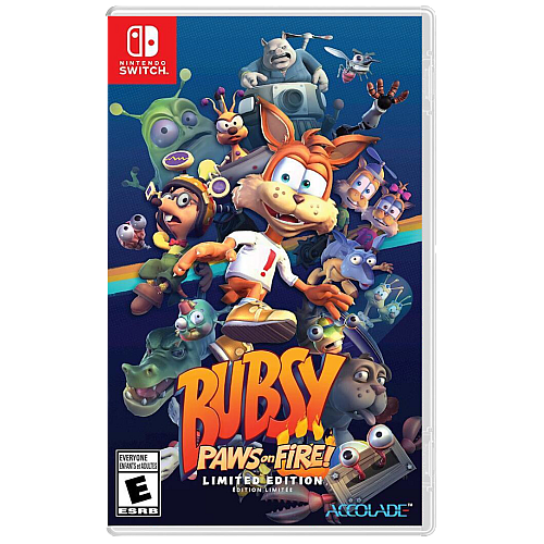 Bubsy Paws On Fire! Limited Edition Import