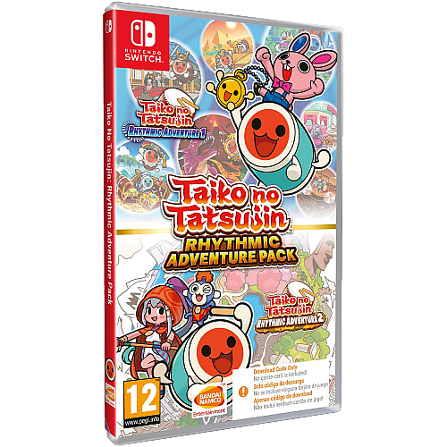 Taiko No Tatsujin Rhythmic Adventure Bundle Pack (code In A Box)