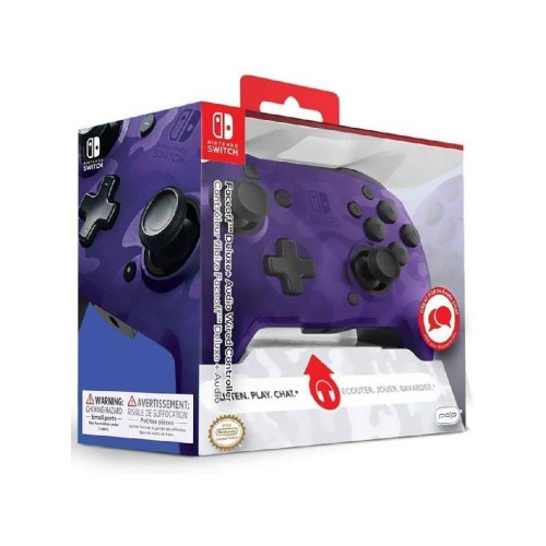 Controller pdp Face Off Deluxe + Audio Camo Purple