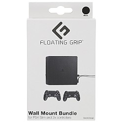 Suport Perete Black Floating Grip Bundle Playstation 4 Pro Slim & Controllere