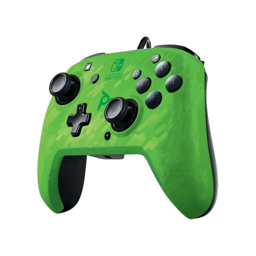 Controller pdp Face Off Deluxe + Audio Camo Green
