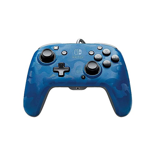 Controller pdp Face Off Deluxe + Audio Camo Blue