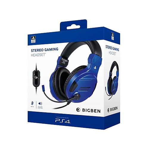 Headphones Nacon Stereo Gaming V3 Blue Playstation 4
