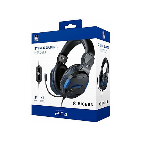 Headphones Nacon Stereo Gaming V3 Black Playstation 4