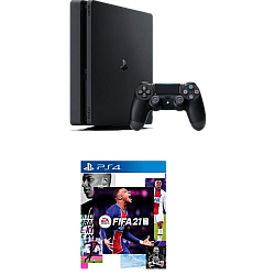 Console 500gb Chassis Slim Black + Fifa 21