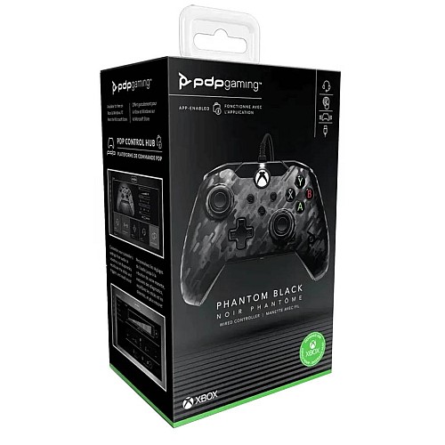 Pdp Wired Controller Black Camo