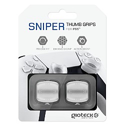 Thumb Grips gioteck Sniper Translucent White