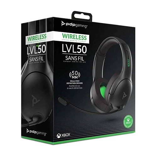 Pdp Lvl50 Wirelessheadset Black