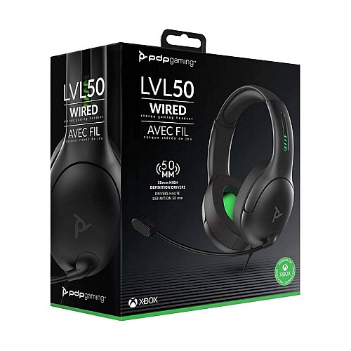 Pdp Lvl50 Wired Headset Black