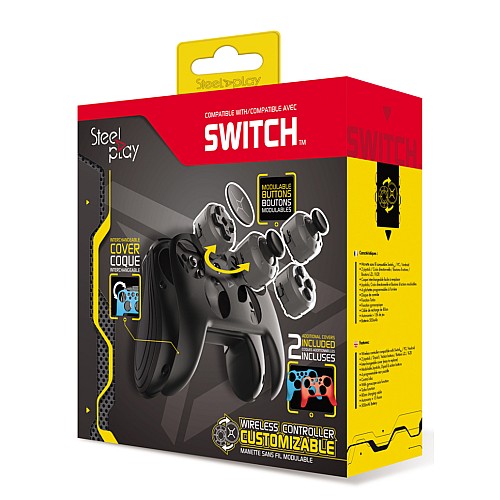 Controller Wireless Steelplay: Buttons Interschimbabile - Nsw