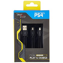 Cable Dublu Steelplay De Incarcare For Controllere - Ps4