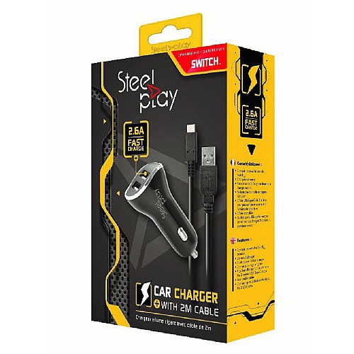 Charger Steelplay Auto Cu Doua Porturi: 2,6 V