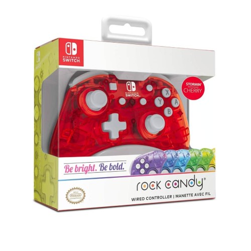 Controller pdp Rock Candy Wired Mini Stormin-cherry
