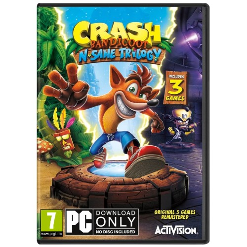 Crash Bandicoot N'sane Trilogy Remastered (code In A Box)