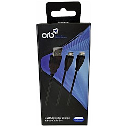 Orb Cable De Incarcare Dublu For Controller Playstation 4