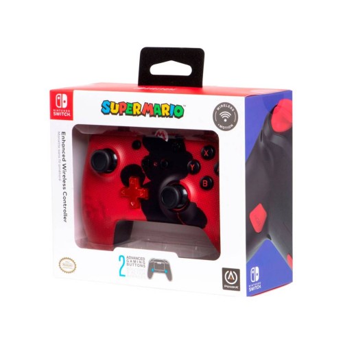 Controller powera Enhanced Wireless Mario Silhouette