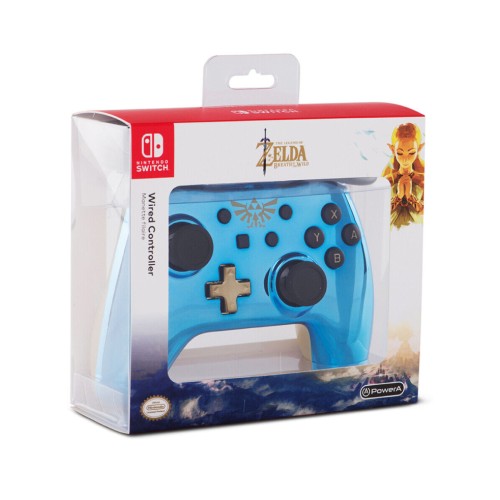 Controller powera Chrome Blue Zelda