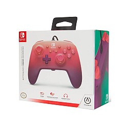Powera Enh Wired Controller: Fuchsia Fantasy