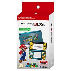 Set Super Mario Protector Si Skin Nintendo 3ds