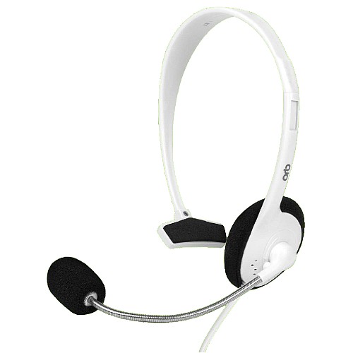Headphones Orb Wired Chat Headset White